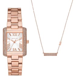 MICHAEL KORS Mod. EMERY Special Pack (watch + necklace) MK1074SET